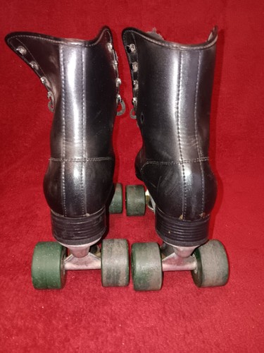 Patines Roller Derby Vintage Cuero Negro Talla 7 Leer - Imagen 6 de 8