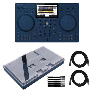 AlphaTheta OMNIS-DUO All-in-One Portable DJ Controller System w Decksaver