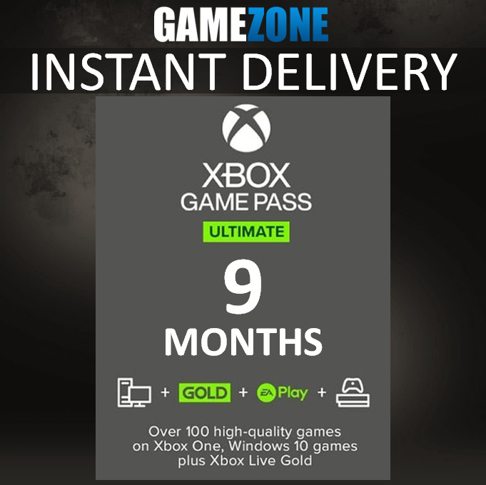 9 Months Xbox Game Pass Ultimate and Live Gold Membership FAST