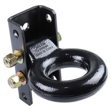 3 Id Trailer Pintle Hitch Lunette Ring Tow Eye Hook Adjustable Channel Bracket