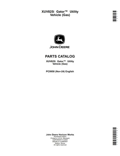 2011-2016 JOHN DEERE GATOR UTILITY 825i Service Repair Manual TM107119 + PARTS - Picture 3 of 3