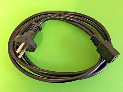 Netzkabel 2 polig für Bernina Nähmaschinen 500er ind 700er Serie Pfaff 260, 262 