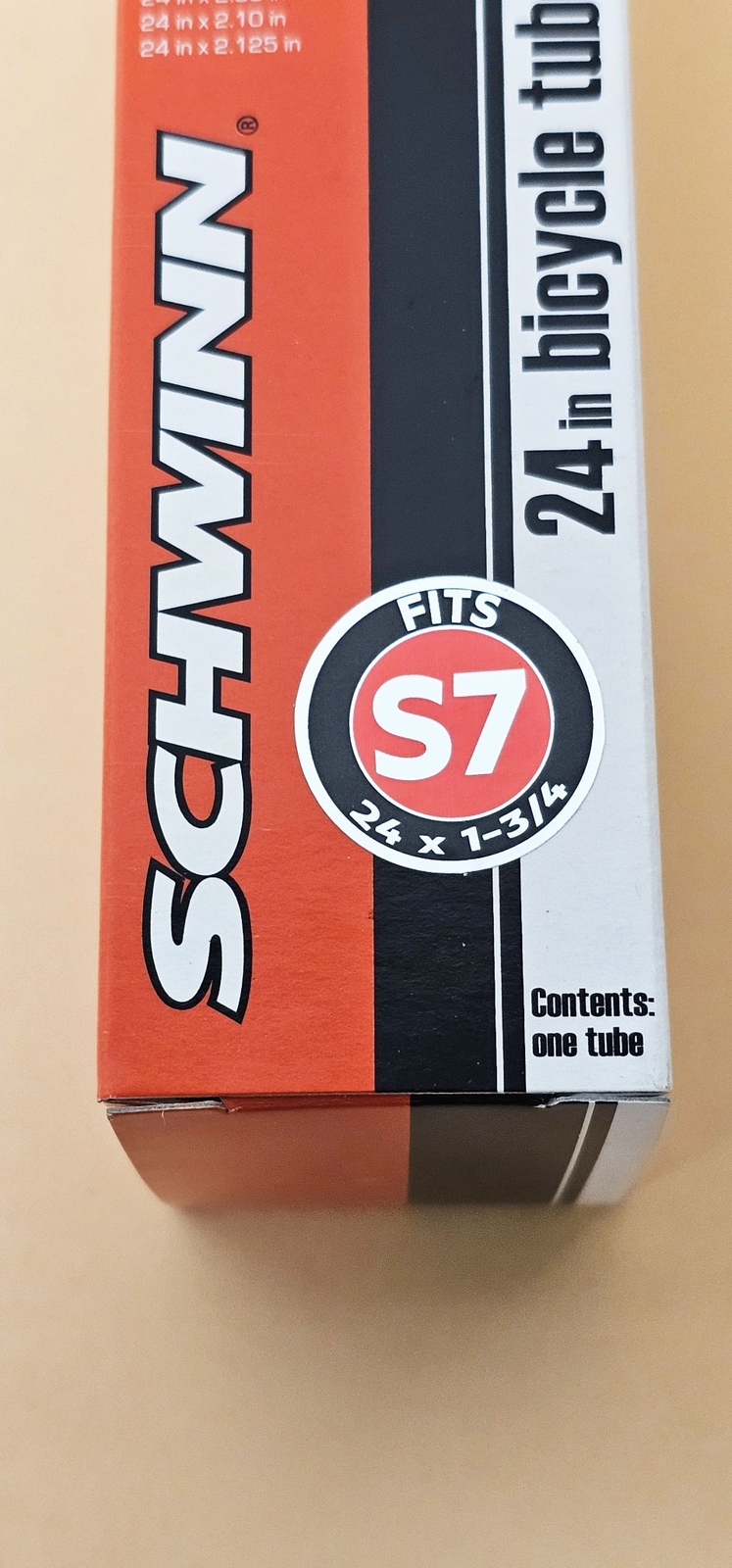 NEW! GENUINE SCHWINN S7 BICYCLE TUBE 24 X 1-3/4 S7 33MM SCHRADER/VALVE