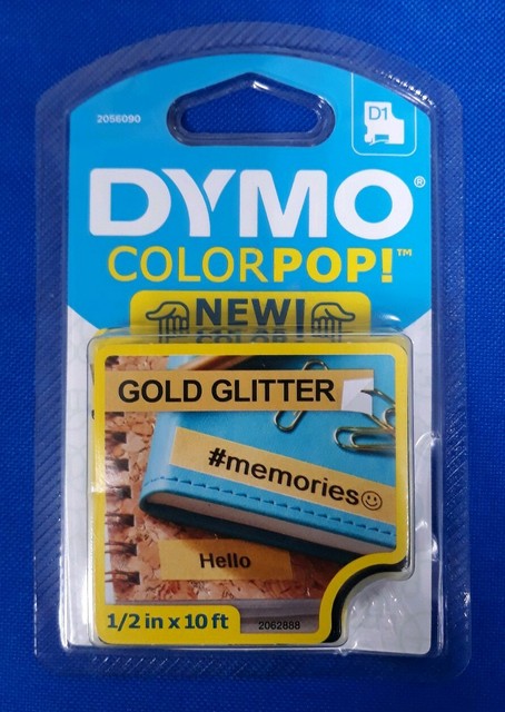 dymo glitter tape