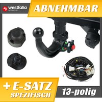 AnhäNgerkupplung Abnehmbar+Es 13P Spez FüR Honda Jazz 4 Iv Mpv, Hatchback 15-20