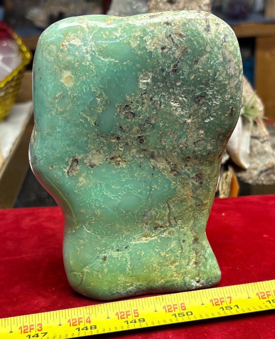 Natural Chrysoprase Freeform from Indonesia Polished  Specimen 782.1 Grams