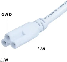 Interconnecting Cable 8 INCH,2FT 3FT 4FT 5FT 10FT LED T8 Tube Light Connector