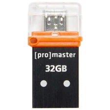 Promaster Camera Phone Flash Drive 32GB for Android Phone USB 2.0 Micro B