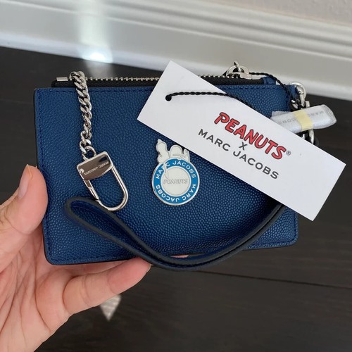 Marc Jacobs X Peanuts Azure Blue Snoopy Card Case - Picture 2 of 10