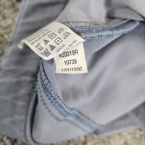 Spanx Leggings Donna Grande Blu Marea Cropped Vita Alta Skinny Elasticizzato #20019R - Foto 8 di 11