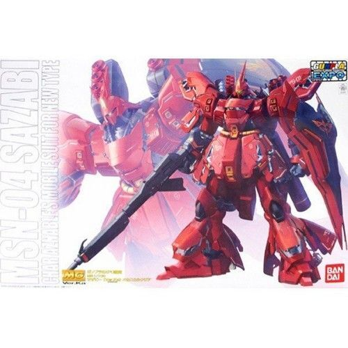 GUNDAM MG Sazabi MS-04 Ver. KA 1/100 Clear Mech. Gunpla EXPO Model Kit Bandai - Picture 1 of 4