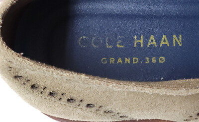 COLE HAAN Feathercraft Grand Suede Wingtip Oxfords 9 M Brown  display picture 1