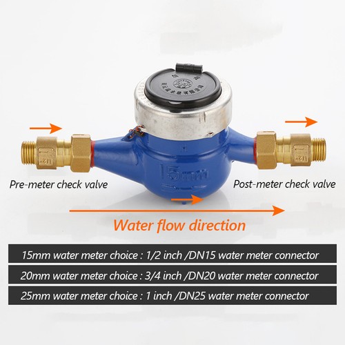 Brass Non-Return Valves Male Female Swing-Check Valves BSP 1/2" 3/4" 1" Inch - Picture 6 of 22
