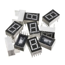 10PCS Red 7 Segment 0.5" LED Display Digital Tube Common Anode 1 Bit