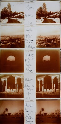 Morocco / Lot 14 Stereoscopic Views on Glass, Jules Richard, circa 1920