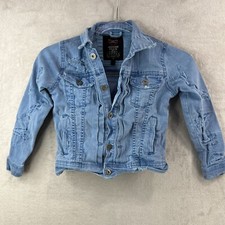 Jordan Craig Kids Jean Denim Jacket Size 6 Distressed Ripped Legacy Edition