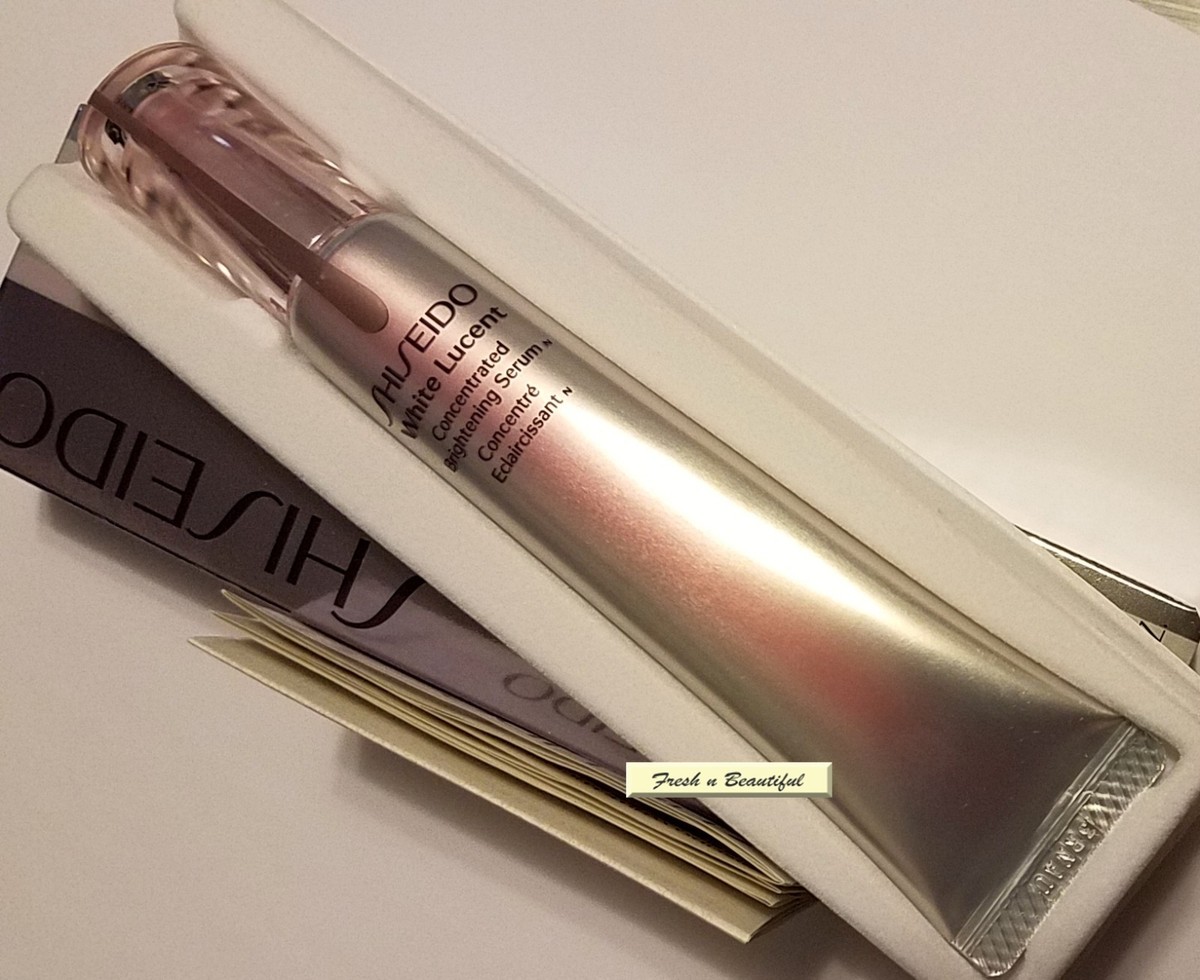 Shiseido White Lucent Concentrated Brightening Serum N 1oz Dark