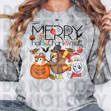 Direct To Film Transfer,  Ready to Press Transfer. Iron on Transfer bluey