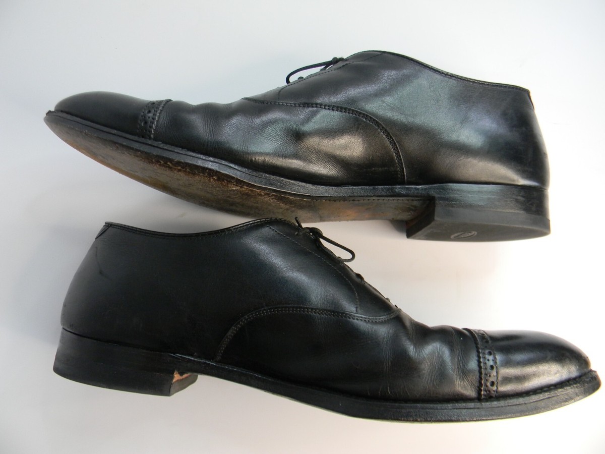 Alden 901 Black Leather Toe Cap Oxford Shoes Size 12 AAA/A Alden 901 Black Leather Toe Cap Oxford Shoes Size 12 AAA/A