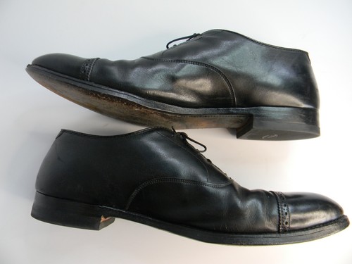 Alden 901 Black Leather Toe Cap Oxford Shoes Size 12 AAA/A Made in USA - Picture 6 of 10