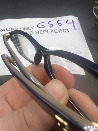 CHRISTIAN DIOR CD3201 Q20 Italy Blue Eyeglasses Frame 53-16-135 - 第 7/8 張圖片