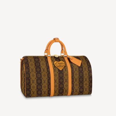 ボストンバッグ Louis Vuitton Keepall Bandouliere Nigo 50 Stripes M45967 Louis Vuitton Nigo Keepall Bandouliere 50 M45967 | eBay