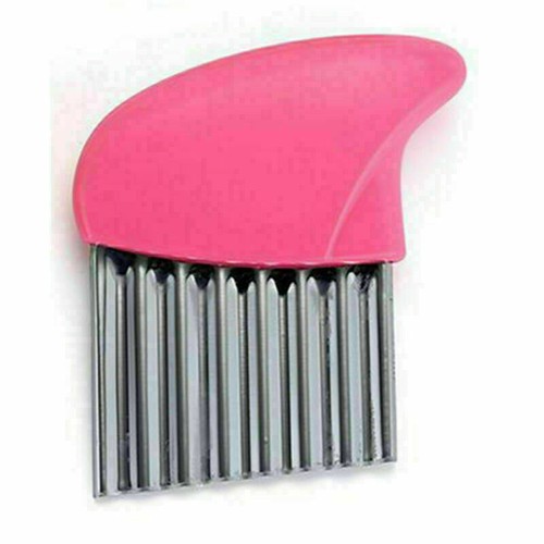 Potato Wavy Cutter Chopper Vegetable Fruit Slicer Stainless Steel Kitchen Tools - Picture 15 of 16