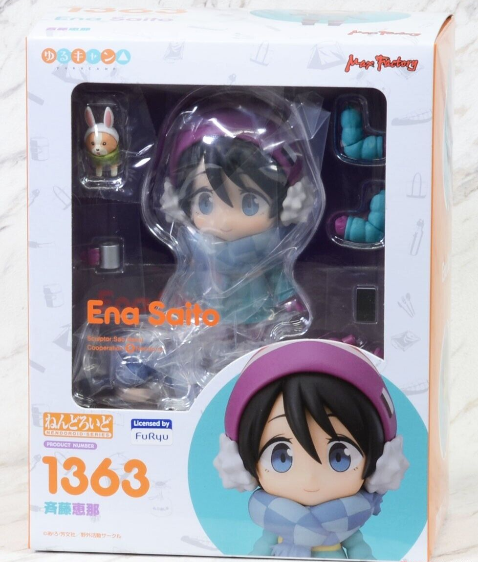Ena Saito フィギュア 1363 冬服 Nendoroid Ena Saito & Chikuwa Laid-Back Camp Max Factory from