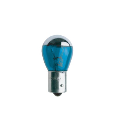 1 Halogenlampe Chrome Head Mono Filament Ba15s 12V 21W Simoni Racing