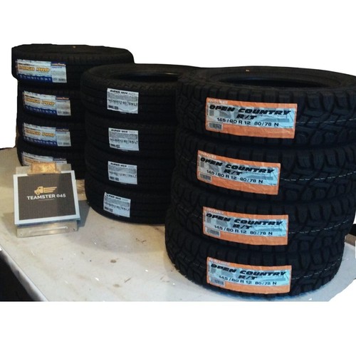 Dunlop GRANTREK TG4 145R12 6PR (x4) Studless Tire Set Kei truck mini - Foto 6 di 7