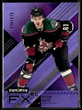 2021-22 UD Synergy FX Rookies Purple Dysin Mayo 246/275 #FXR-DM H8R3C