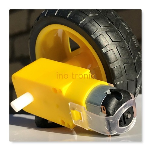Smart Robot car tire, wheel + TT Motor Gear for Arduino, Raspberry pi - 2pcs. - Picture 2 of 5