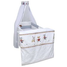 4-20 tlg. Baby-Bettset Bettwäsche Himmel Nestchen Wickelauflage NEU