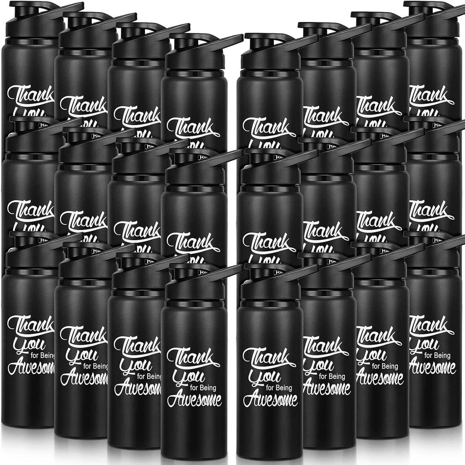 24 Pack Aluminum Water Bottle, 20Oz Employee Appreciation Gift Sport Water Bottl