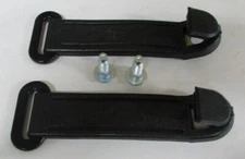Seat Belt Shoulder Harness Strap Upper Mounting Bracket Set w/Sleeved Bolts, 8"