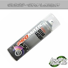 Promatic Clear Lacquer Professional Spray Paint Aerosol Multi Purpose 500ml