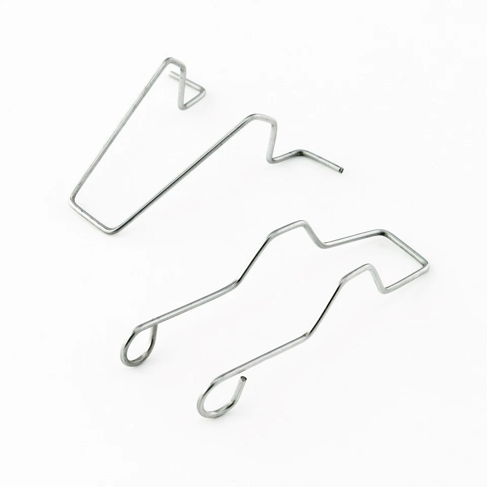 2x Scheinwerfer Edelstahl Klammern Feder Leuchtmittel für DAIHATSU H1 H3 H4 H7 - Bild 3 von 4