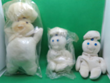 Pillsbury Poppin Fresh Doughboy doll vintage lot 3 most sealed NOS