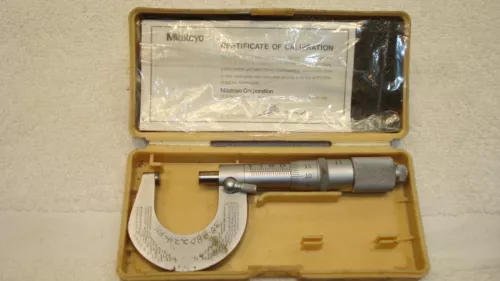 0-1" Mitutoyo Manual Outside Micrometer