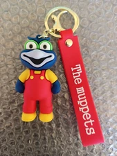 MUPPETS "GONZO"  KEYCHAIN / BACKPACK CLIP -PVC 3D -NEXT DAY SHIPPING