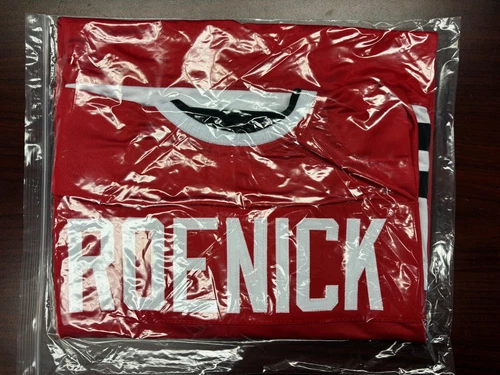 Jeremy Roenick HOF 24 Autographed Chicago Custom Red Hockey Jersey - BAS
