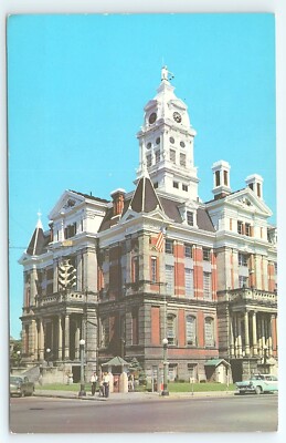Postcard Henry County Court House Napolean Ohio