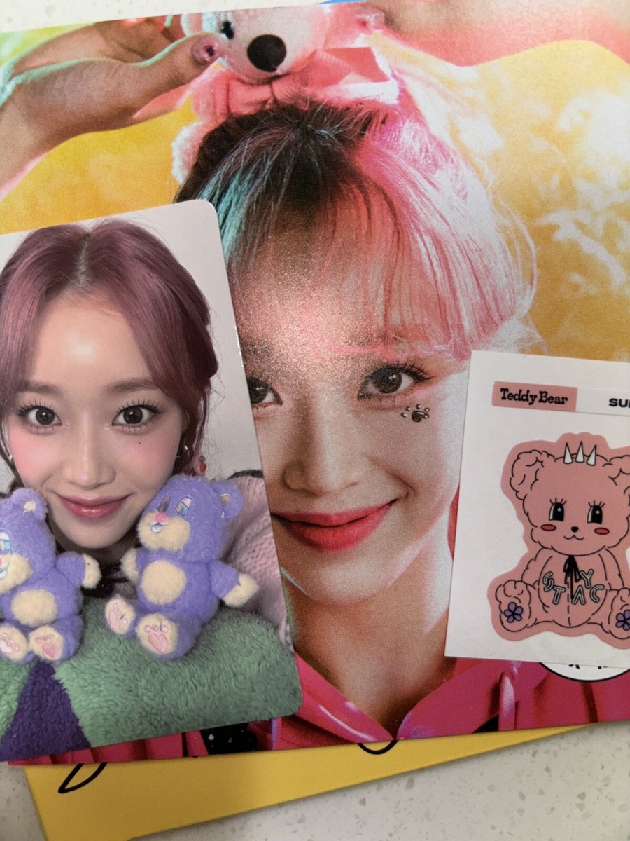 STAYC [Teddy Bear] All Member Autographed Signed Digipak Album | eBay