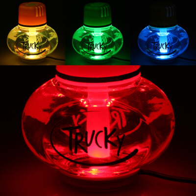 Lufterfrischer Cherry mit Poppy 7 LED Beleuchtung 12V 24V LKW KFZ Auto Bus Deko