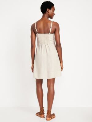 Old Navy fit &flare Strappy Mini Dress Black | eBay