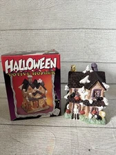 Halloween Ceramic Ghost JOL  Haunted House Tea Light/Votive Candle Holder