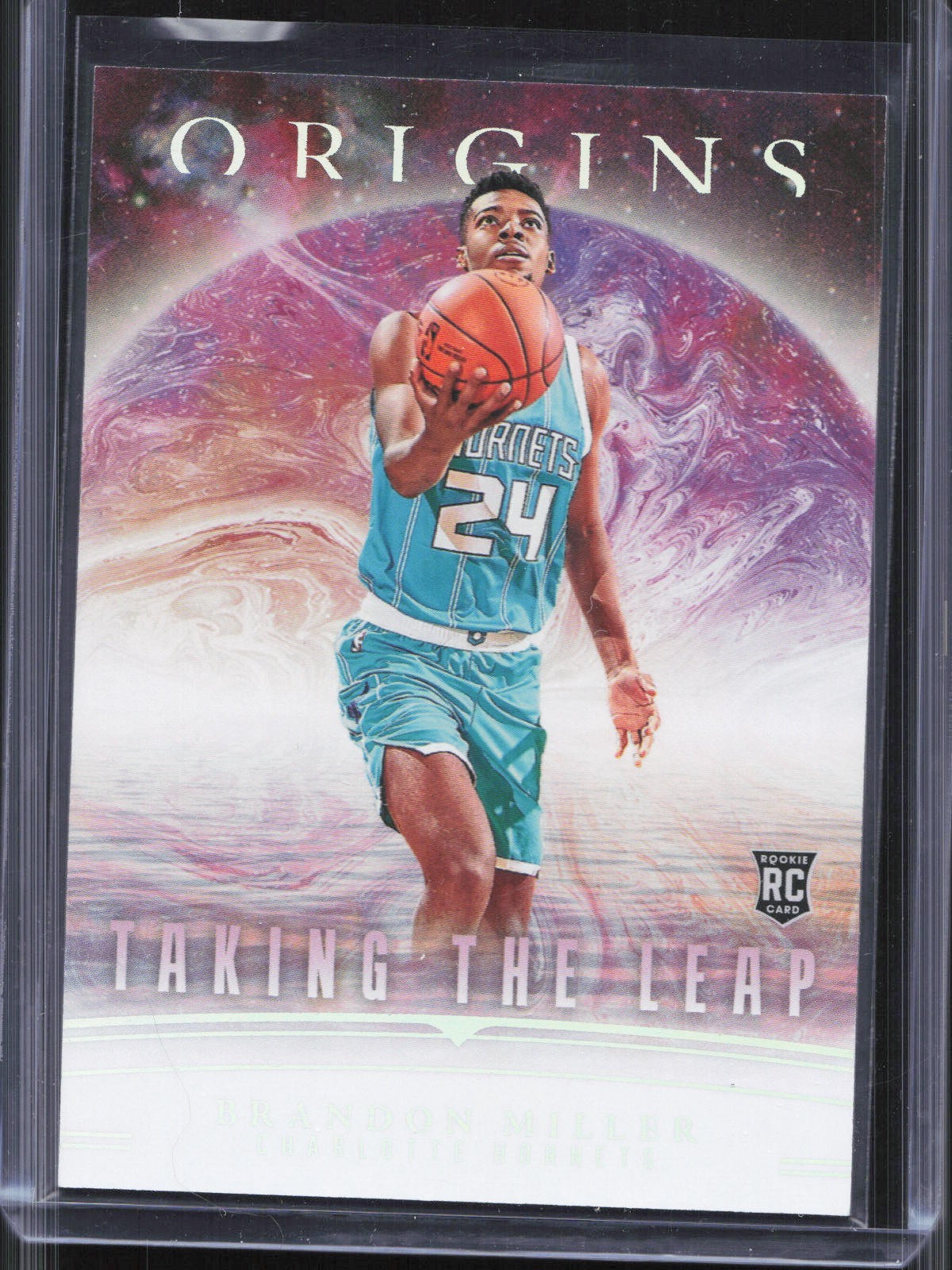 2023-24 Panini Origins Brandon Miller #23 Taking The Leap Rookie RC Hornets