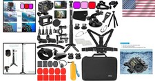 Accessories Bundle for DJI Osmo Action 5 Pro/Action 4/3 Waterproof Case...