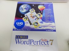 COREL WORDPERFECT SUITE 7 (RETAIL BOX) for WINDOWS 95 on CD 32 Bit
