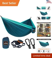 Double Hammock for Two - Lightweight and Portable for Ultimate Outdoor Comfort